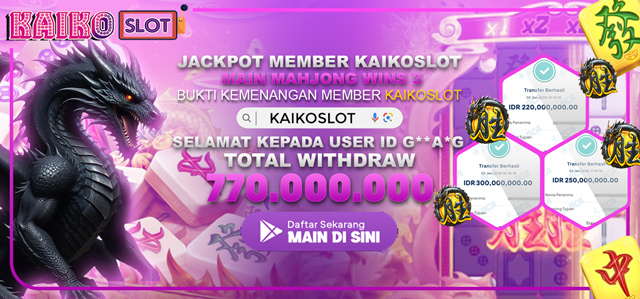 JACKPOT MEMBER KAIKOSLOT MAHJONG WINS 3